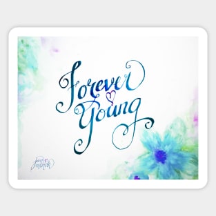 Forever Young by Jan Marvin Sticker